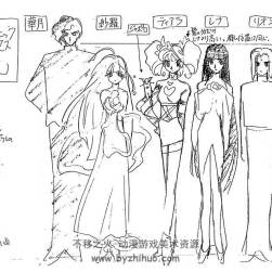 シャーマニックプリンセス 通靈公主魔靈公主 線稿原畫設(shè)定集百度云下載