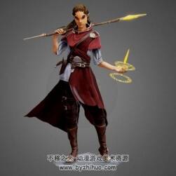 歐美古風(fēng)武士3D模型 fbx格式下載含貼圖