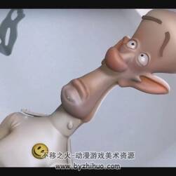 ZBrush雕刻視頻教程 卡通科學(xué)家模型制作視頻教程