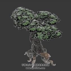 卡通榕樹 3D模型 max格式下載