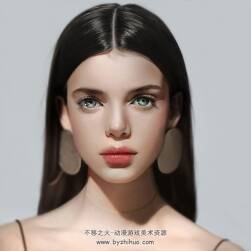 ArtStation的女性肖像插畫繪畫作品圖集賞析 72P