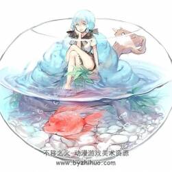 日韩二次元 软萌少女插画合集 2980P