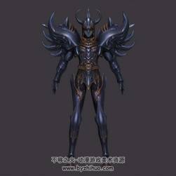 圣斗士星矢 冥界三巨頭 拉達(dá)曼提斯 3D模型