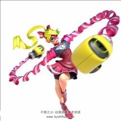 神臂斗士 絲帶少女皮膚 次時(shí)代3D高精模型