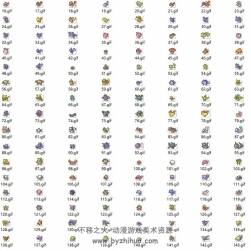 寶可夢(mèng) 口袋妖怪小圖鑒gif 1-5世代 百度網(wǎng)盤