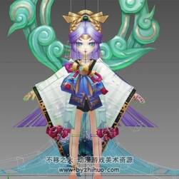 和風 古典小蘿莉 Max模型