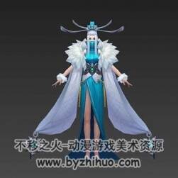 唯美武俠3D手游成套角色武器道具模型合集分享 格式Max fbx obj
