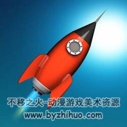 Free Rocket Ship C4D火箭3D模型分享下载