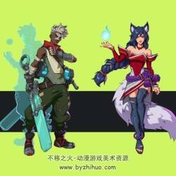 2XKO 游戏原画设定图集 百度网盘下载