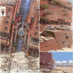 國內畫師3 LY 游戲場概念原畫設定高清圖片參考賞析下載 86P