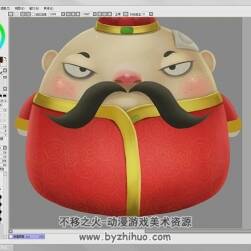 Q版卡通風(fēng)格角色道具繪制視頻教程 附素材