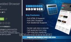 unity3d 嵌入瀏覽器功能工具 Embedded Browser 1.0.2