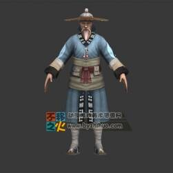 老头 老者 术士 算命先生 道士模型