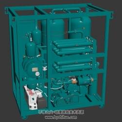 高效真空滤油机现代机械3DMax高精模型下载