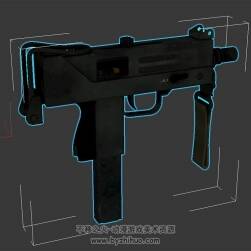 英格拉姆Mac10式冲锋枪 游戏模型