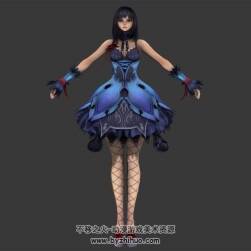 黑發(fā)美少女 時裝外觀 3D模型資源百度網(wǎng)盤下載