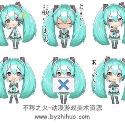 rsktter(rsk) 初音未來LINE表情包 百度網(wǎng)盤下載