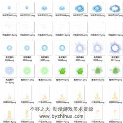 槍魂游戲特效素材包  PNG等序列幀 758P