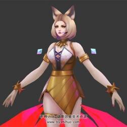 英雄聯(lián)盟3D角色模型 至臻KDA阿貍Max下載