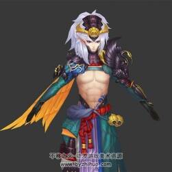酒吞童子 帶妖刀 3dMax模型百度云下載