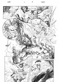 [漫畫設定線稿] 插畫設計_【900張歐美漫畫分鏡稿原稿手稿集】