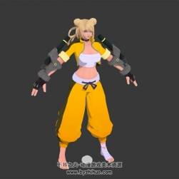 傳說對決 游戲英雄筱清3DMax fbx模型含貼圖下載