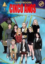 Cinco A?os 1-2冊 TERRY MOORE 西班牙語黑白奇幻漫畫