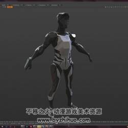 3DCoat角色雕刻制作視頻教程 科幻機(jī)器人建模教學(xué) 附源文件