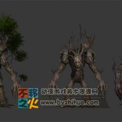 妖怪 树人 树精模型