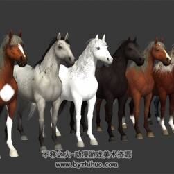 16匹马模型 Max模型