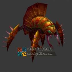 怪兽 妖怪 虾怪模型 有绑 有动作