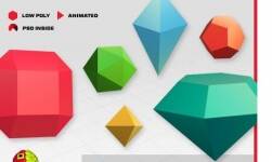 Gems Animated Low Poly - v1.2