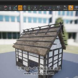 UE4 Japanese Medieval Village 日式小村莊素材包