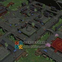 游戏主城 3dmax模型