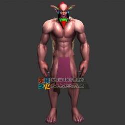 男精灵角色模型 有绑定骨骼