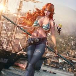 ??? 海賊王娜美同人插畫作品 百度網(wǎng)盤下載