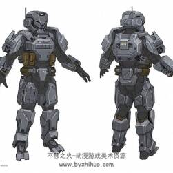毁灭战士DOOM 场景角色武器原画设定 183P