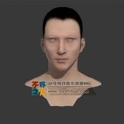 成男 帅哥 男头部模型
