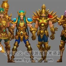 圣斗士星矢的黄金十二宫 黄金12宫 雅典娜 人物模型