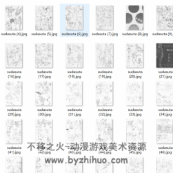 人物速寫(xiě)圖片，順便贈(zèng)頭像圖與肌肉動(dòng)態(tài)