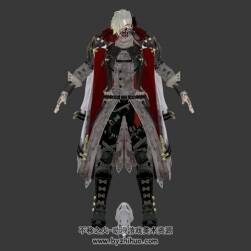嗜血代碼游戲人物jack rutherford 3DMax FBX模型下載