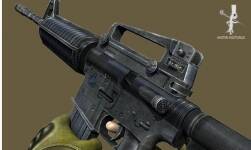 Animated Arms With M-16 1.2