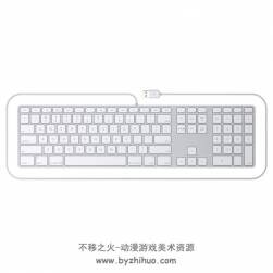 Apple Keyboard 键盘C4D模型