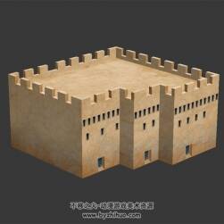 中东风格建筑 3D模型 百度网盘下载